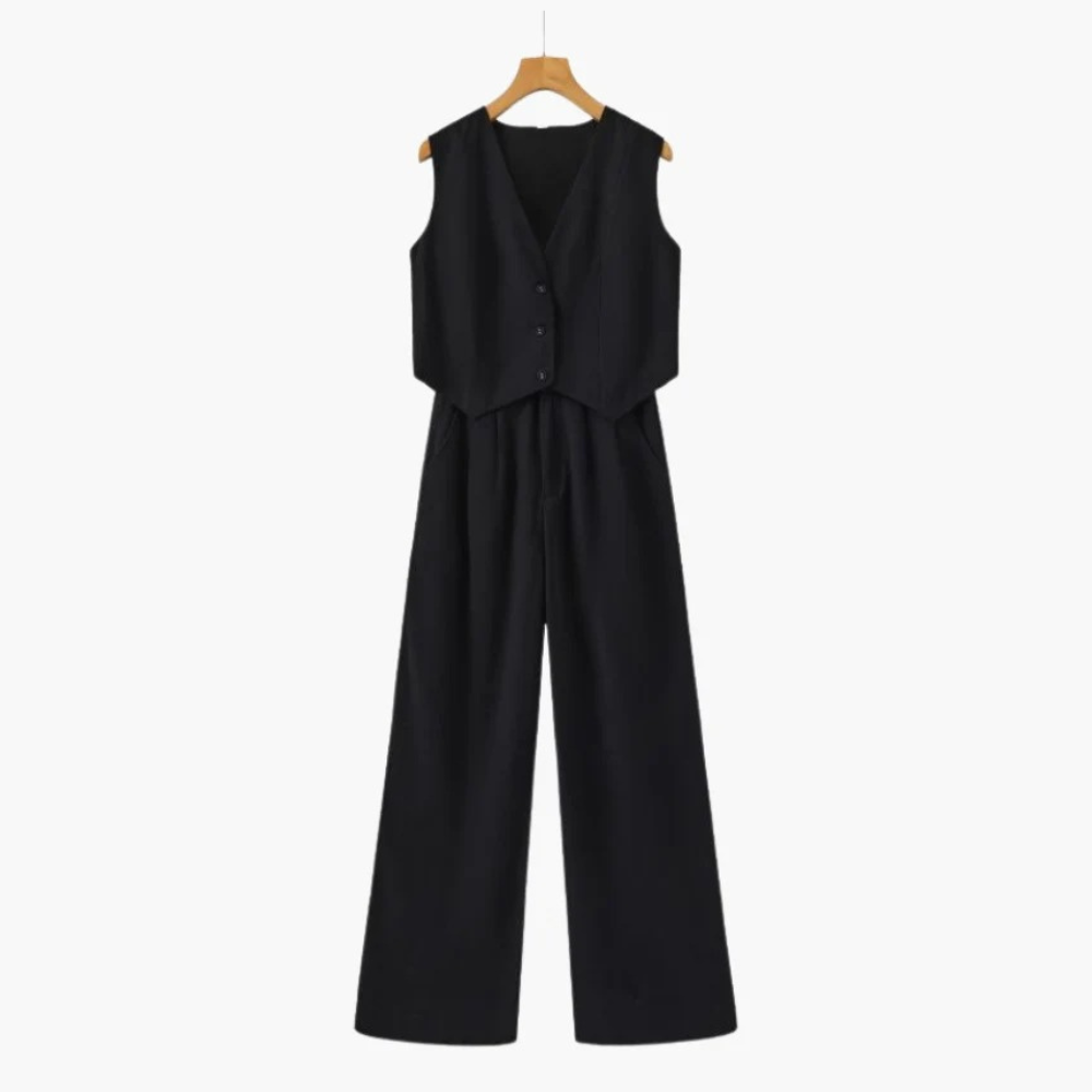 Gilet et pantalon large