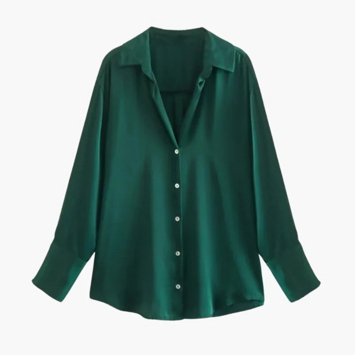 Blouse douce en satin