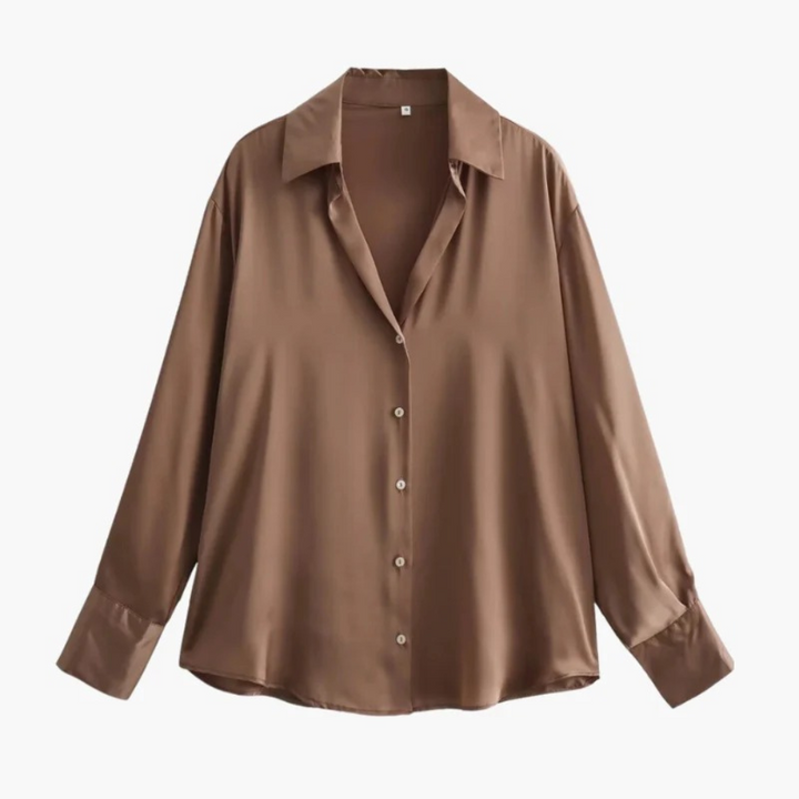 Blouse douce en satin