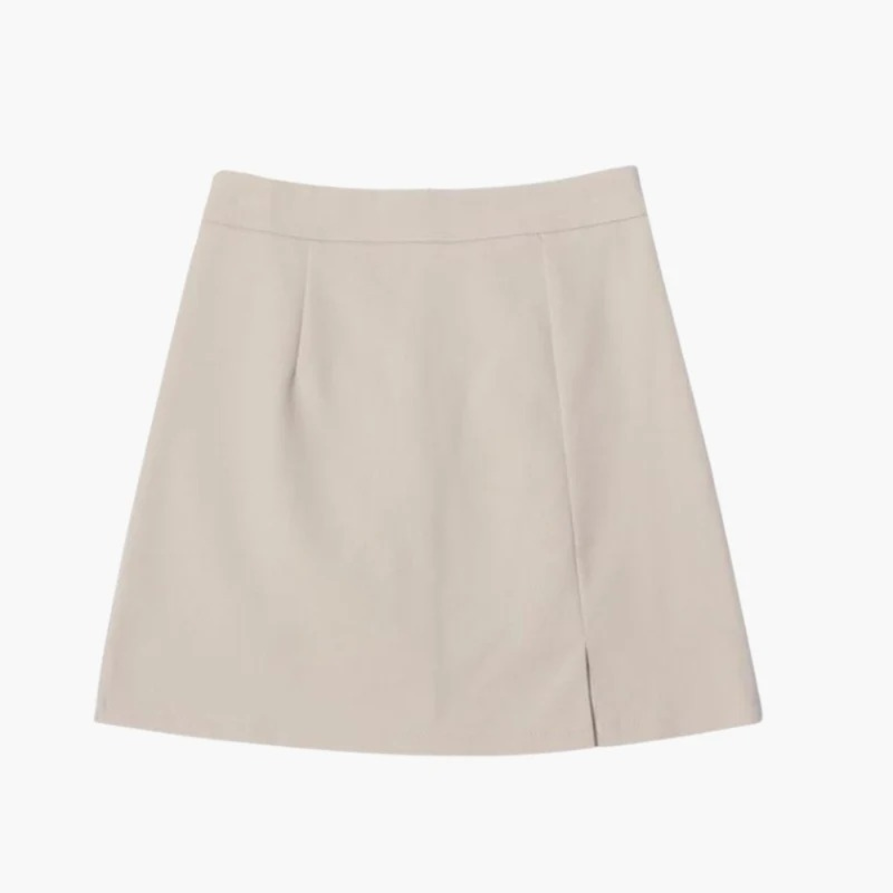 Mini-jupe chic à taille haute